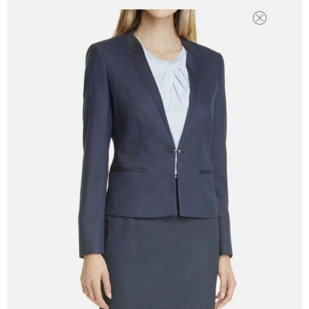 Hugo Boss Jujube Single Toggle Button Close Blazer Size US 16